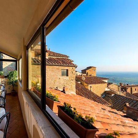 Hotel Italia Cortona Bagian luar foto