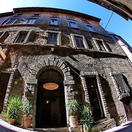 Hotel Italia Cortona Bagian luar foto
