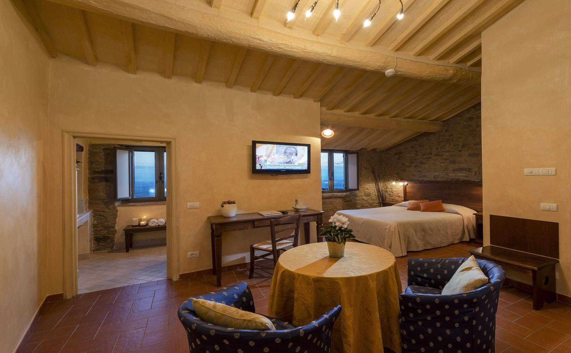 Hotel Italia Cortona Bagian luar foto