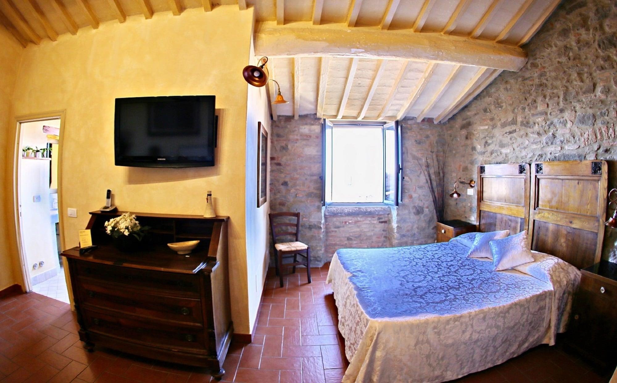 Hotel Italia Cortona Bagian luar foto
